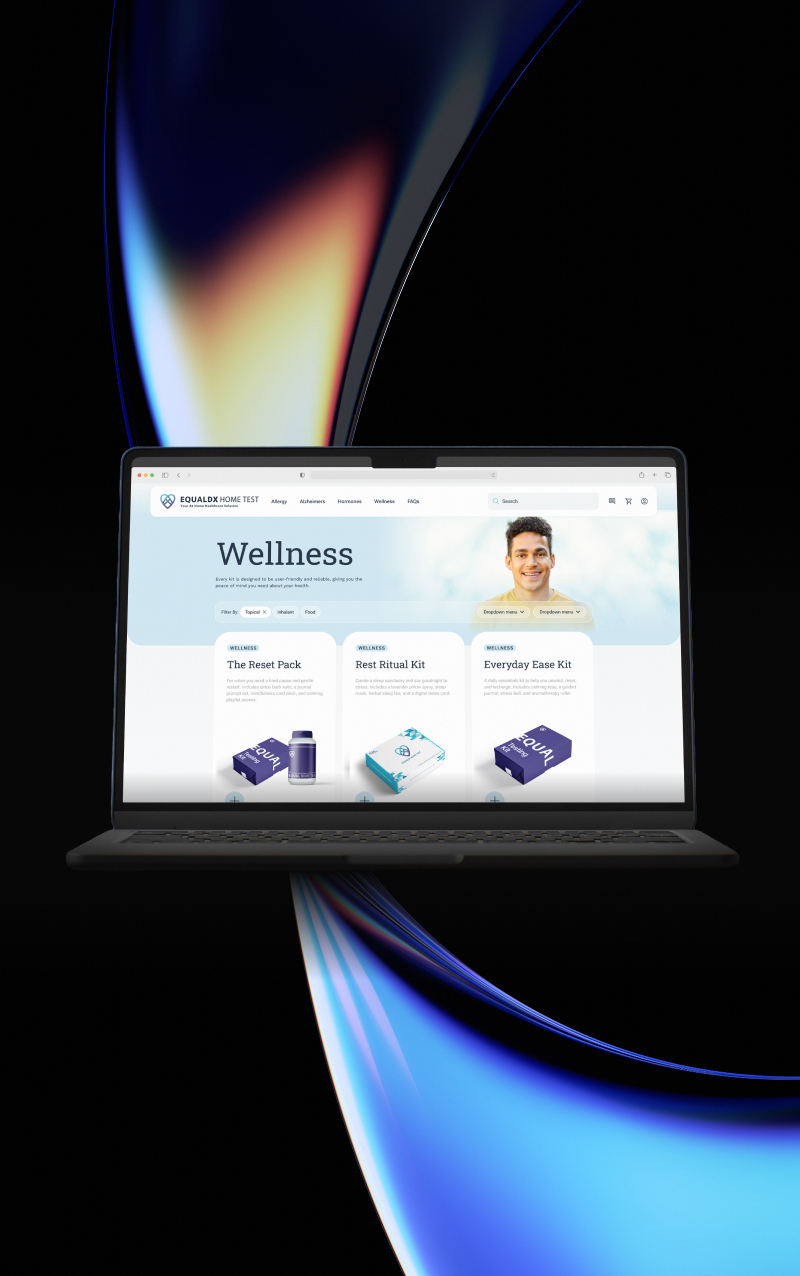 Laptop showing Altair website