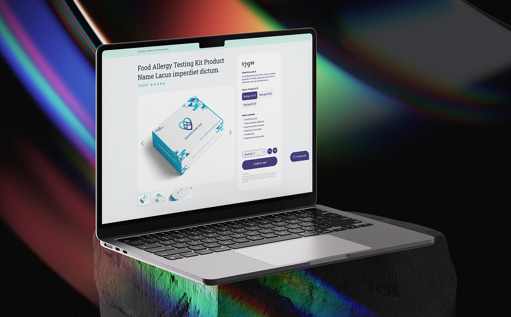 Website design example