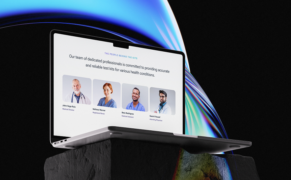 Website design example